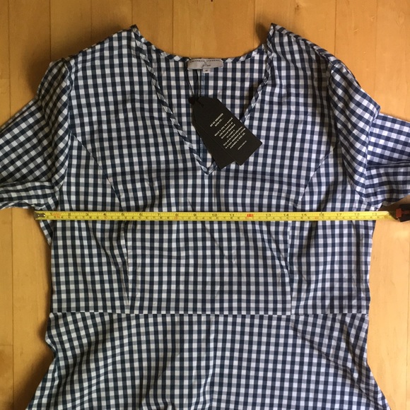 NEW J.Crew Universal Standard stretch gingham M - Picture 7 of 13